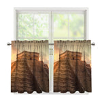 Mayan Pyramid Print Tier Curtains