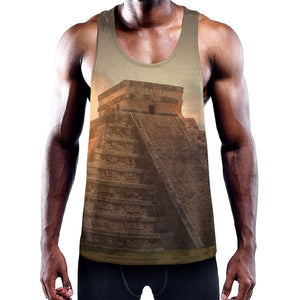 Mayan Pyramid Print Training Tank Top