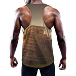 Mayan Pyramid Print Training Tank Top