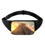 Mayan Pyramid Print Waist Bag