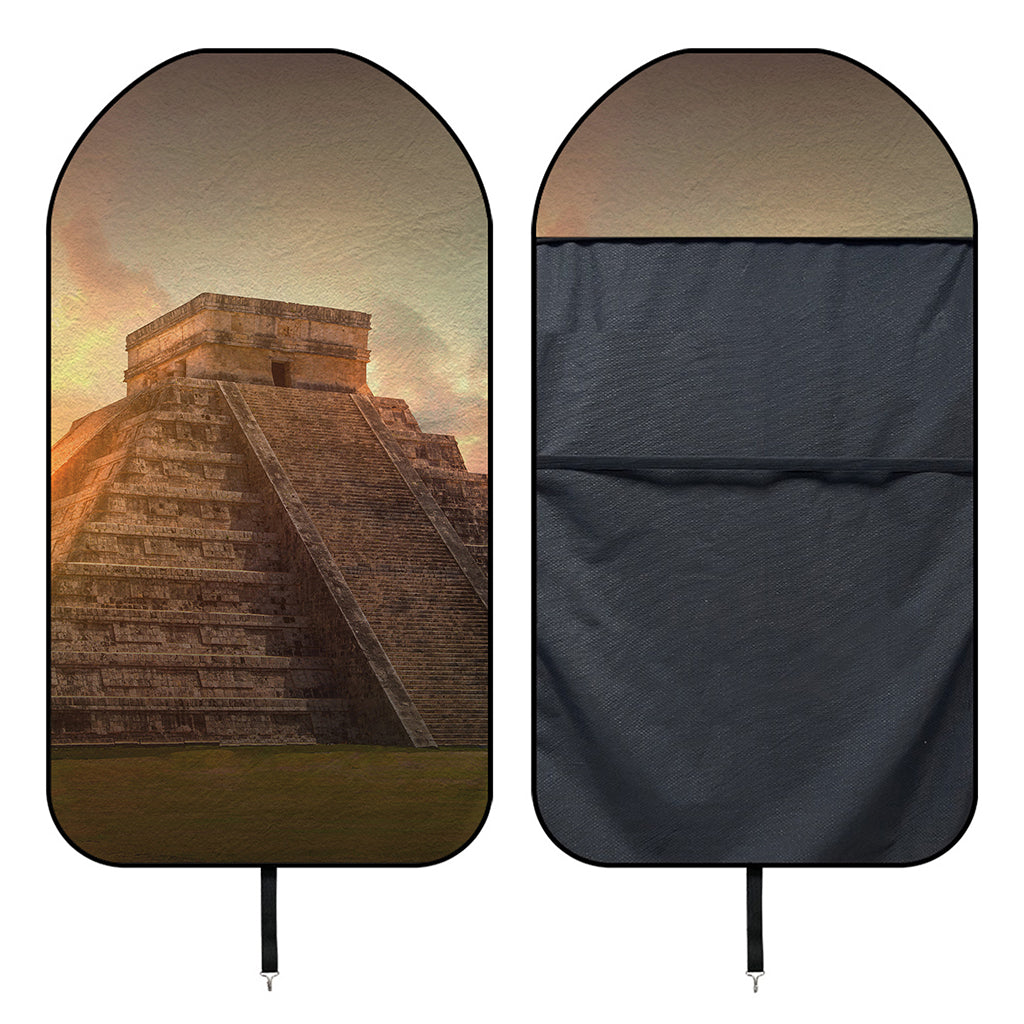Mayan Pyramid Print Waterproof Car Seat Cover