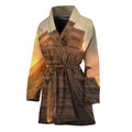 Mayan Pyramid Print Women's Bathrobe