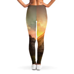 Mayan Pyramid Print Women's Leggings