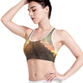 Mayan Pyramid Print Women's Sports Bra