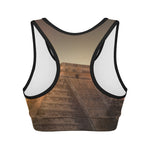Mayan Pyramid Print Women's Sports Bra
