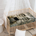 Mayan Stone Print Baby Crib Sheet
