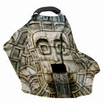 Mayan Stone Print Baby Seat Cover