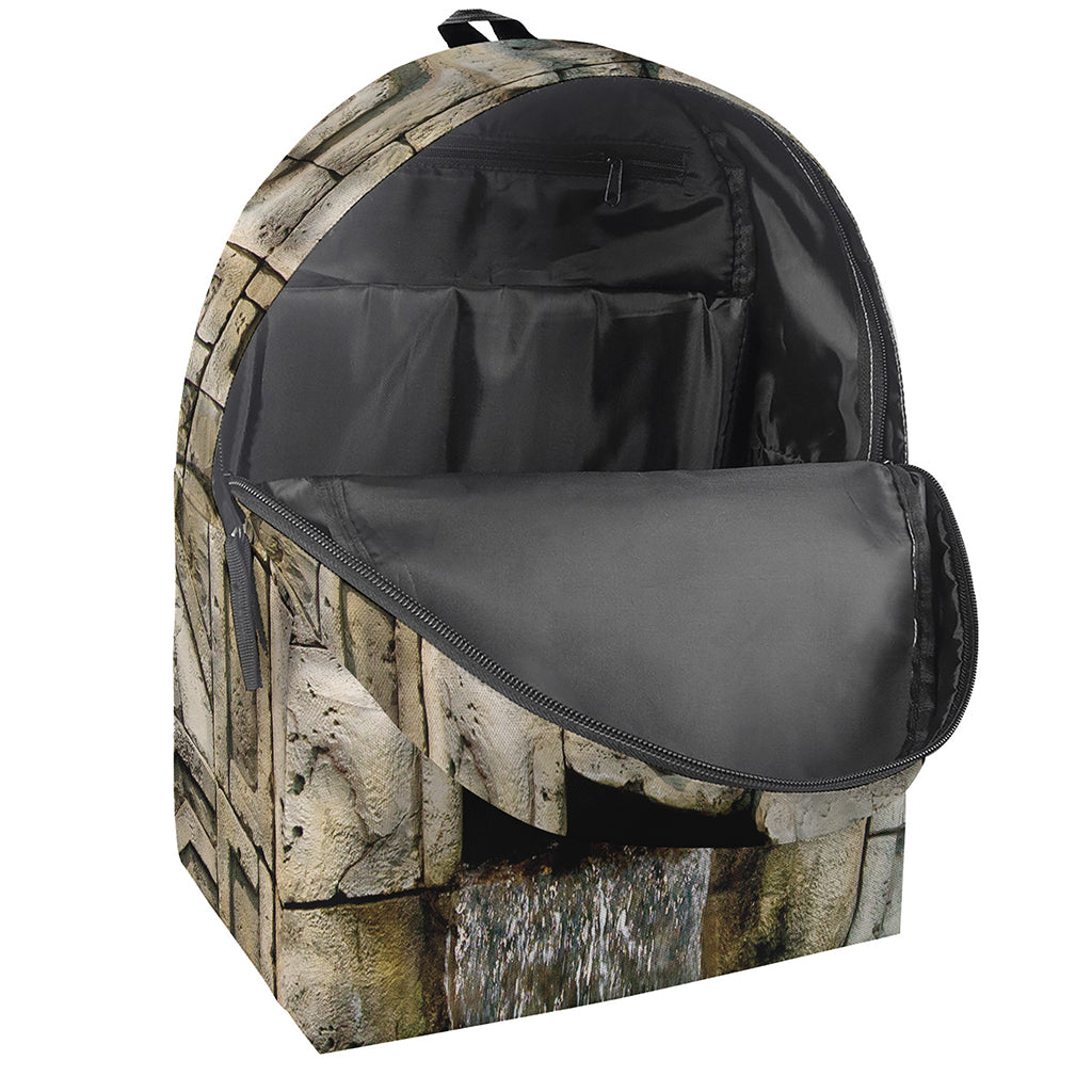 Mayan Stone Print Backpack