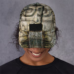 Mayan Stone Print Baseball Cap