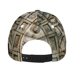 Mayan Stone Print Baseball Cap