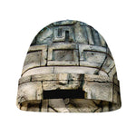 Mayan Stone Print Beanie