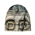 Mayan Stone Print Beanie