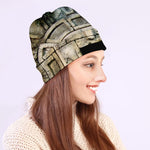 Mayan Stone Print Beanie