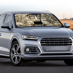 Mayan Stone Print Car Windshield Sun Shade