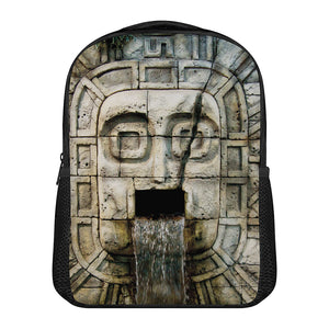 Mayan Stone Print Casual Backpack