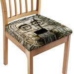 Mayan Stone Print Chair Cushion Cover