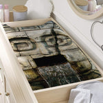 Mayan Stone Print Changing Pad Cover