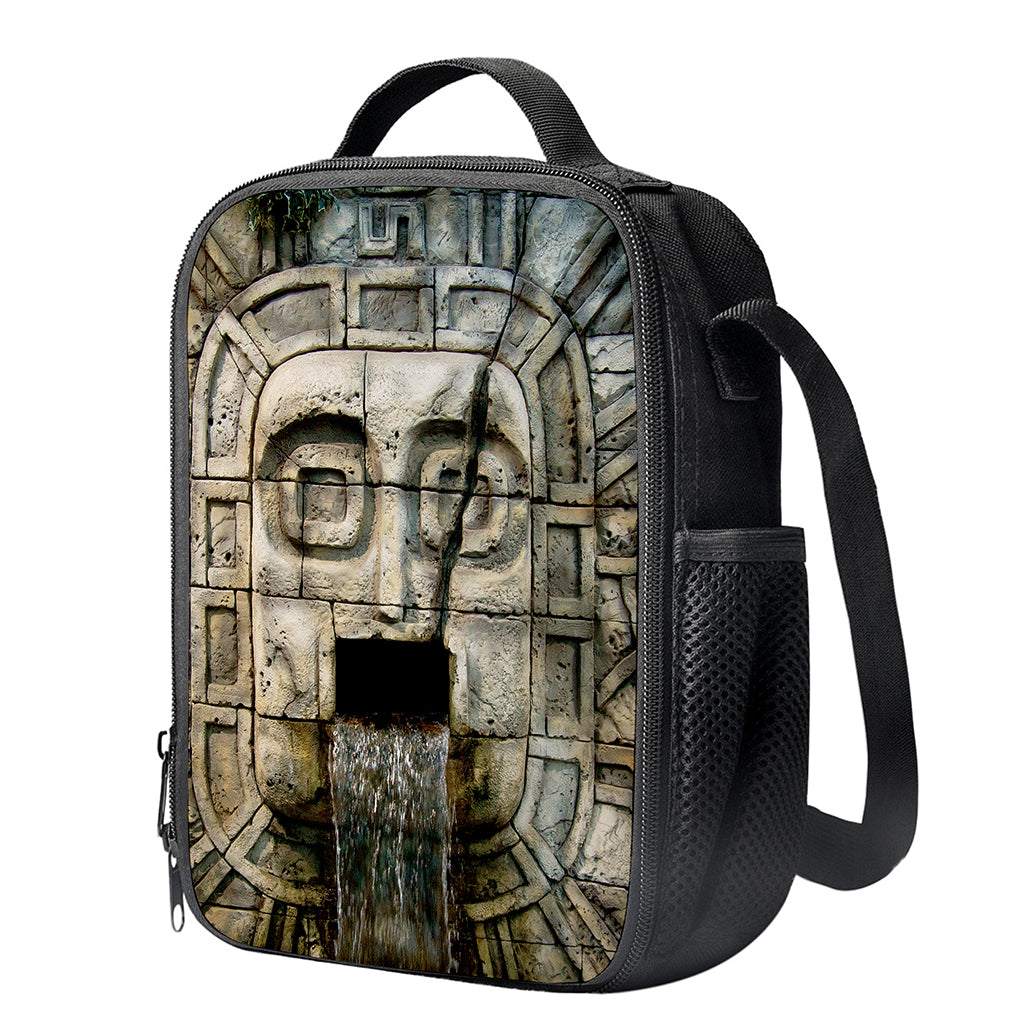 Mayan Stone Print Crossbody Lunch Bag