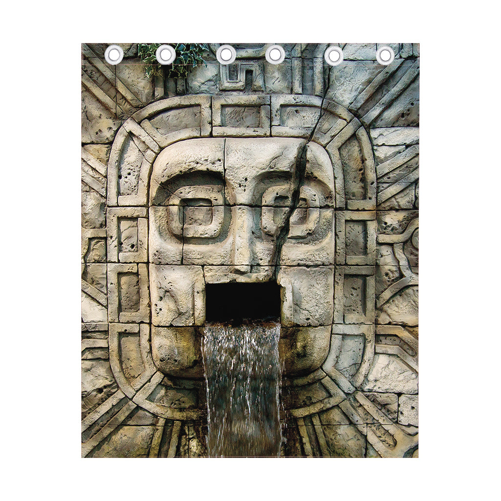 Mayan Stone Print Curtain