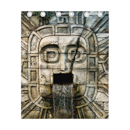 Mayan Stone Print Curtain