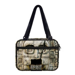 Mayan Stone Print Double Strap Bible Bag