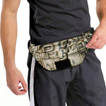 Mayan Stone Print Fanny Pack