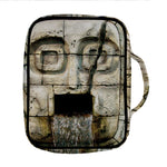 Mayan Stone Print Front Pocket Bible Bag