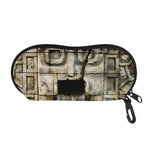 Mayan Stone Print Glasses Case