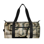 Mayan Stone Print Gym Bag