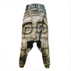 Mayan Stone Print Hammer Pants