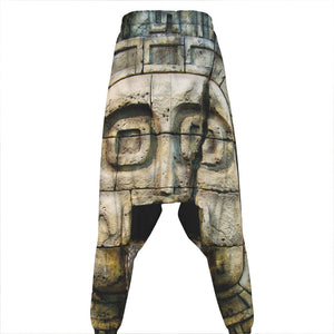 Mayan Stone Print Hammer Pants