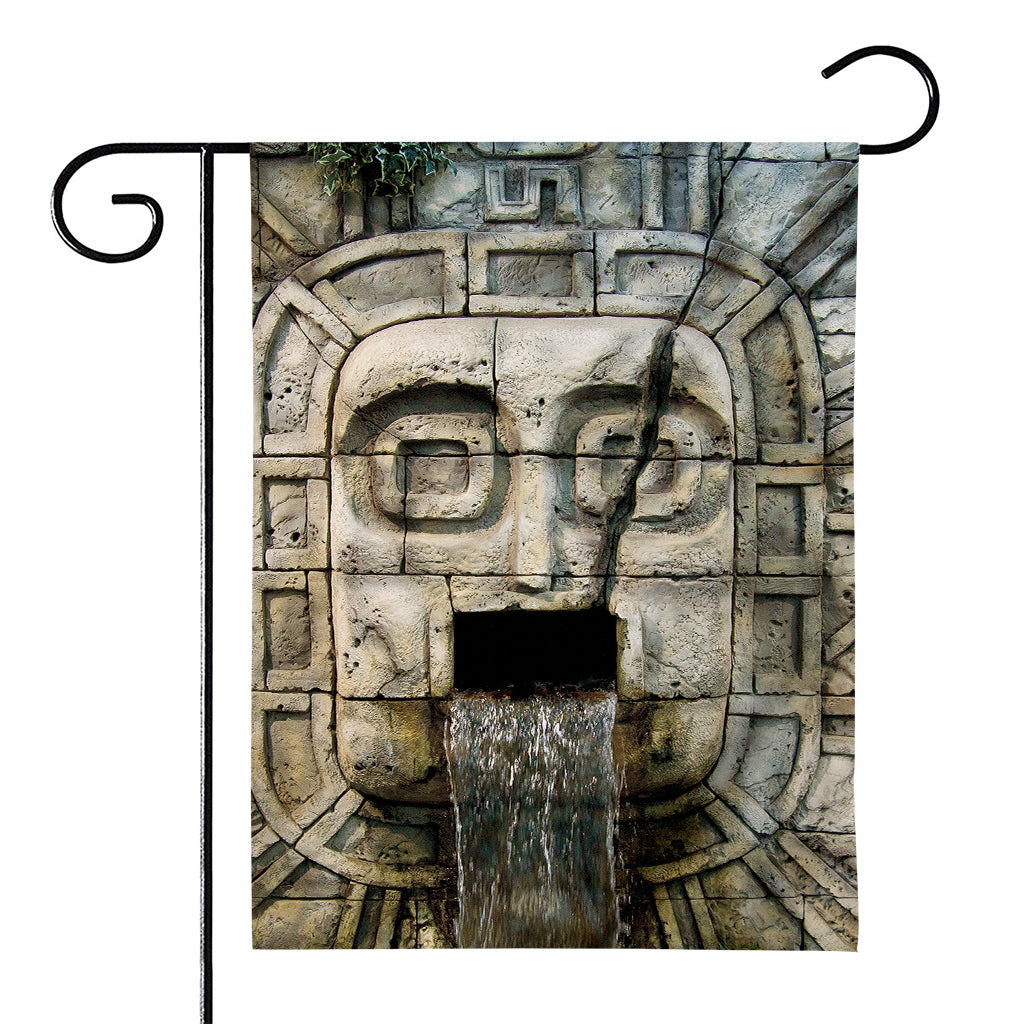 Mayan Stone Print House Flag