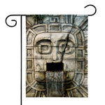 Mayan Stone Print House Flag