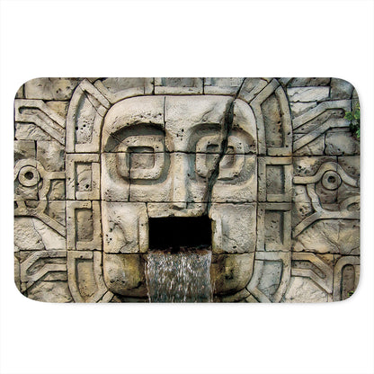 Mayan Stone Print Indoor Door Mat