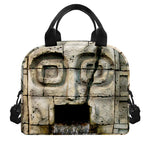 Mayan Stone Print Insulated Lunch Bag