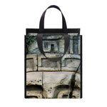 Mayan Stone Print Insulated Lunch Tote