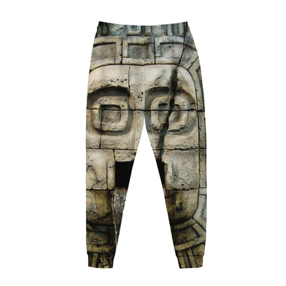 Mayan Stone Print Jogger Pants
