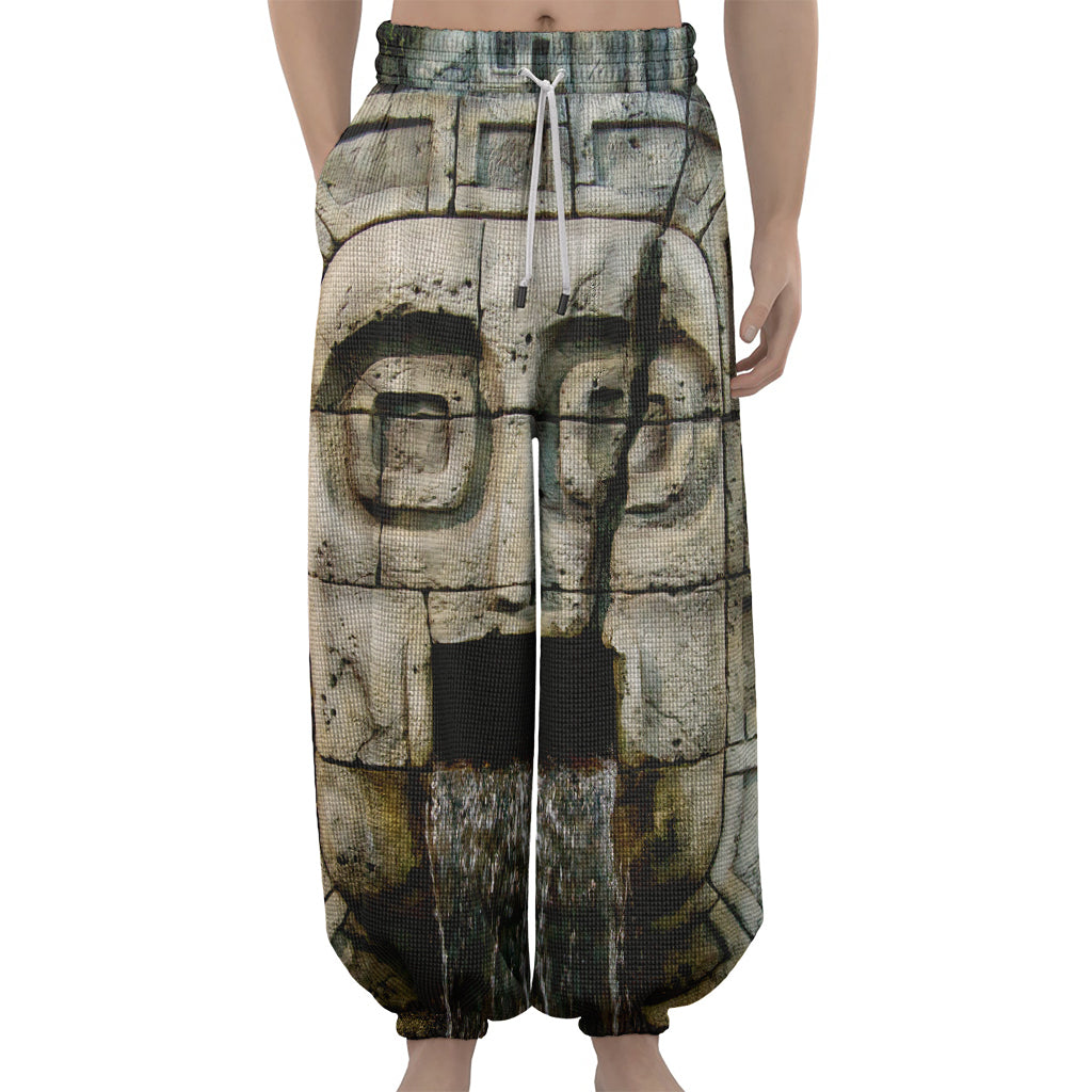 Mayan Stone Print Lantern Pants