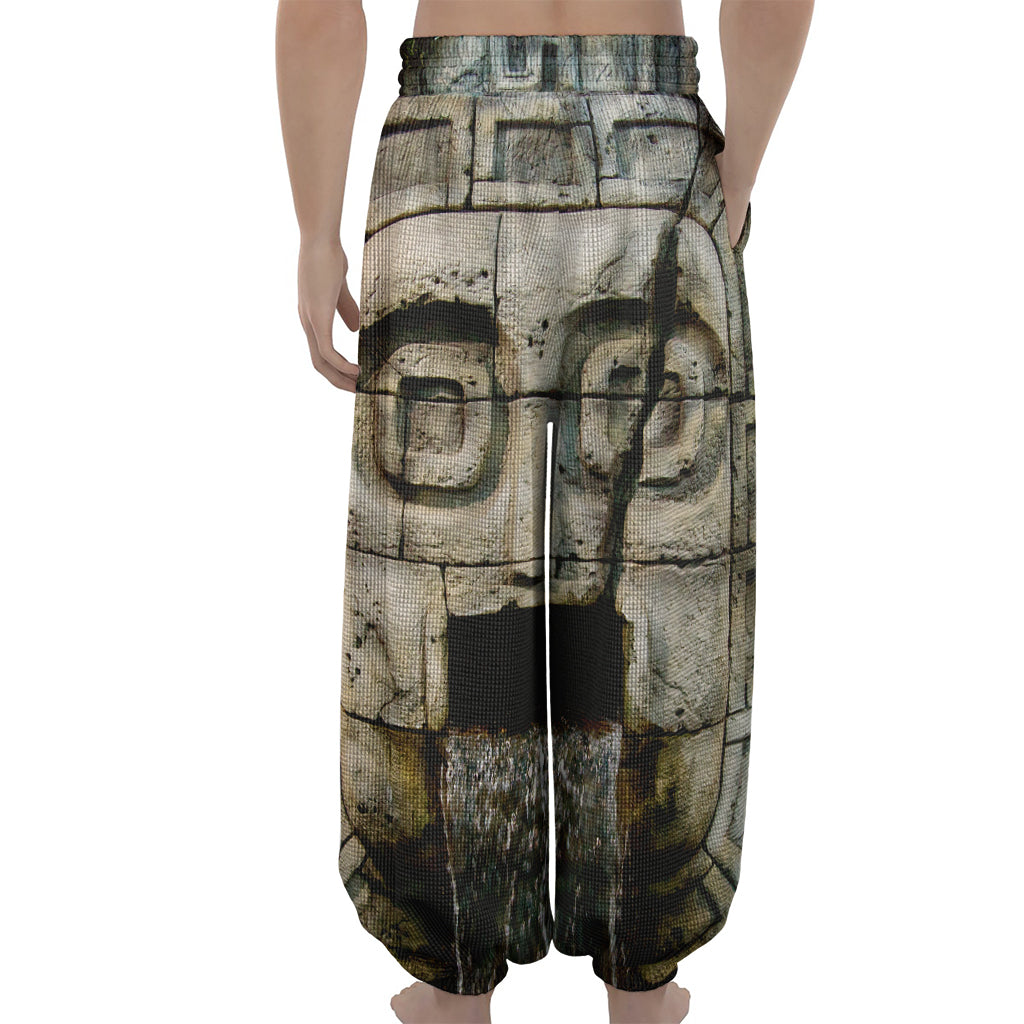 Mayan Stone Print Lantern Pants