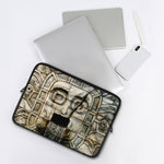Mayan Stone Print Laptop Sleeve