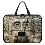 Mayan Stone Print Laptop Sleeve With Handle