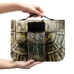 Mayan Stone Print Leather Bible Cover
