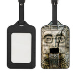 Mayan Stone Print Luggage Tag
