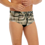 Mayan Stone Print Men's Briefs
