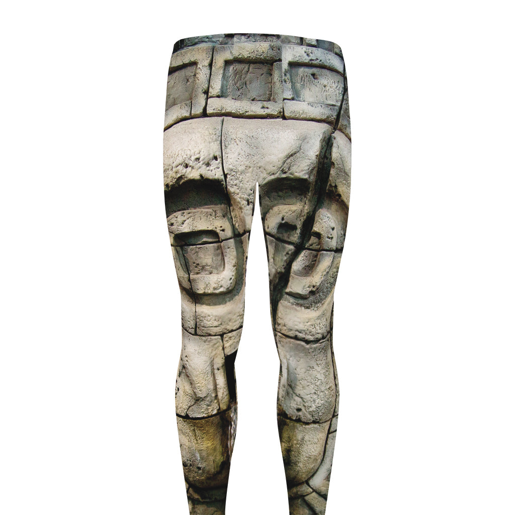 Mayan Stone Print Men's leggings