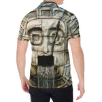 Mayan Stone Print Men's Shirt