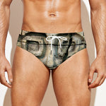 Mayan Stone Print Men's Swim Briefs