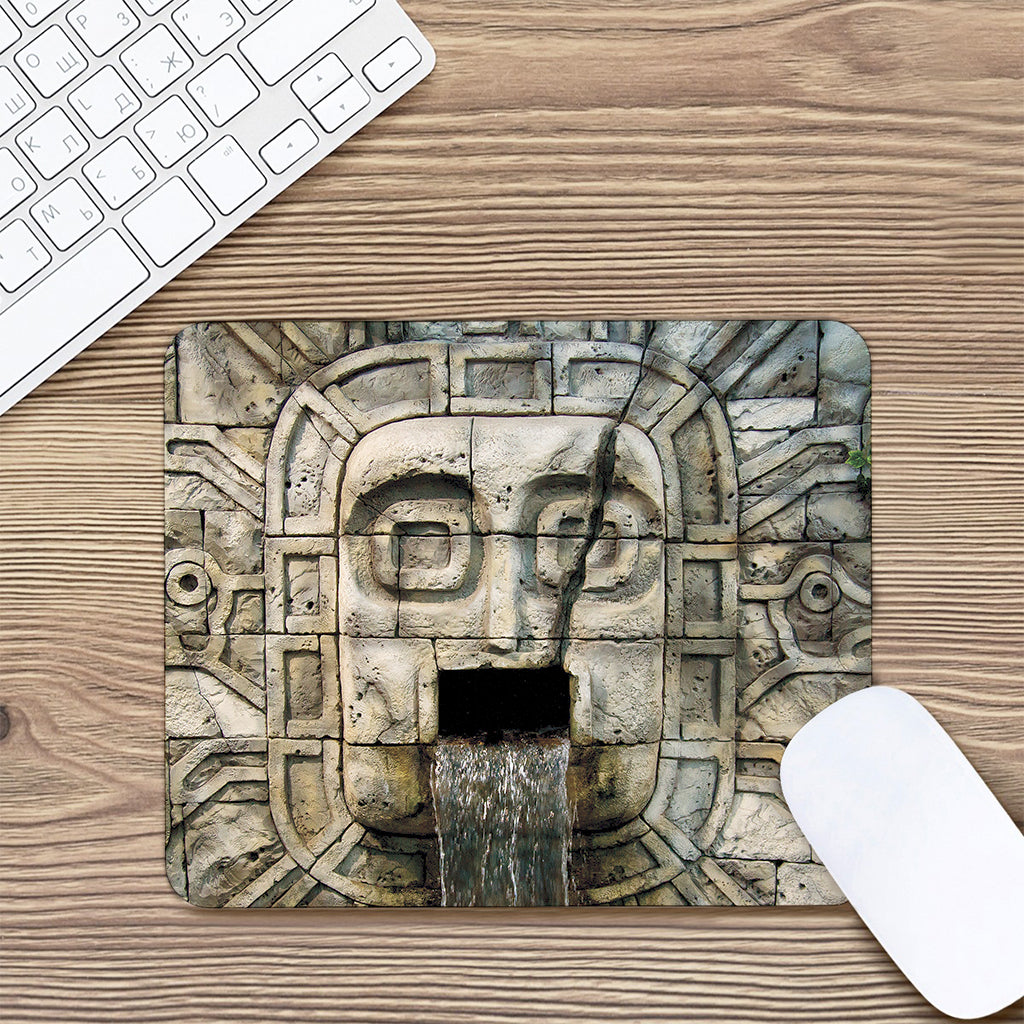 Mayan Stone Print Mouse Pad