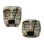 Mayan Stone Print Office Chair Cover