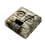 Mayan Stone Print Outdoor Seat Cushion Cover